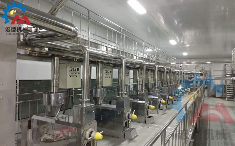 宏德螺旋榨油機生產線